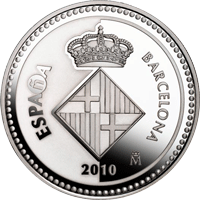 Imágenes con las monedas de Barcelona
