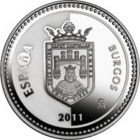 Imágenes con las monedas de Burgos