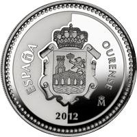 Imágenes con las monedas de Ourense