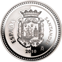 Imágenes con las monedas de Santander