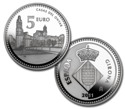 Imagen en alta definición de la moneda de Girona