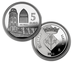 Imagen en alta definición de la moneda de Lleida