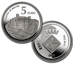 Imagen en alta definición de la moneda de Palma