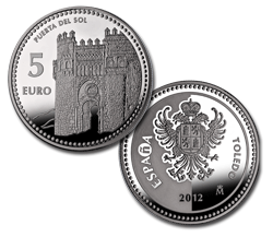 Imagen en alta definición de la moneda de Toledo