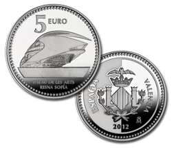 Imagen en alta definición de la moneda de Valencia