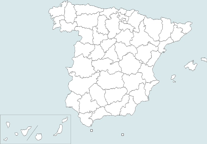Imagen del mapa completo de EspaÃ±a